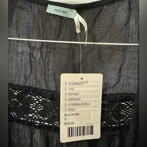 NWT Kimchi Blue Lace Open Vest Crop Urban Outfitters Size S